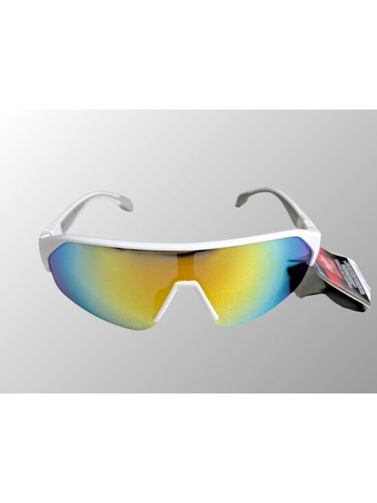Rawlings Other - Rawlings White Sports Sunglasses With Mirrored Rainbow Lenses - UV Protection